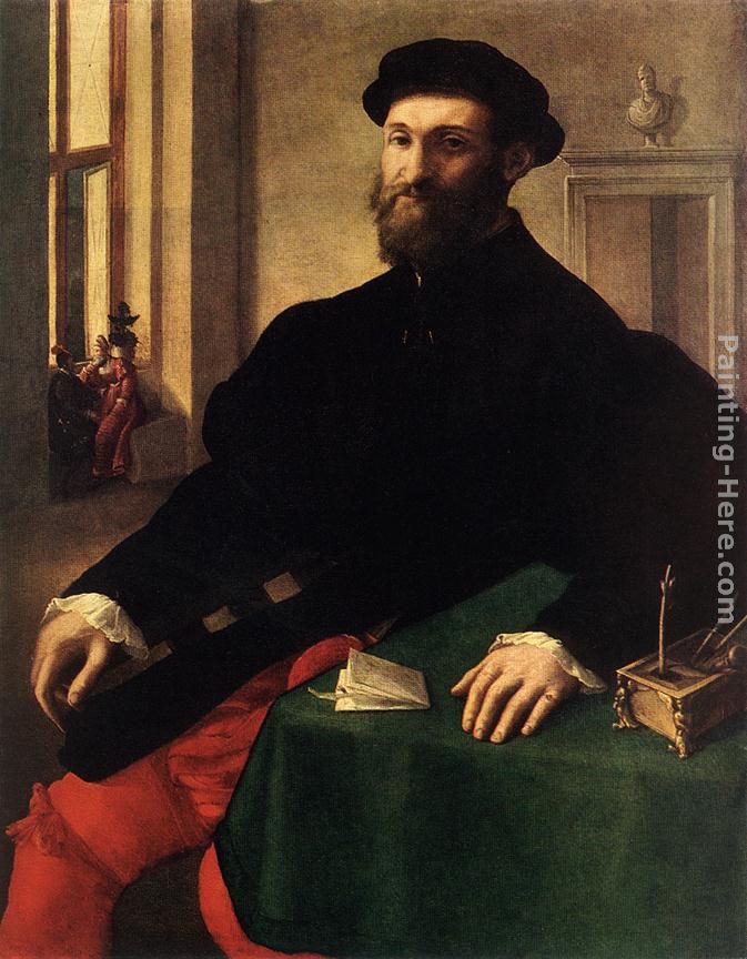 Portrait of a Man painting - Giulio Campi Portrait of a Man art painting